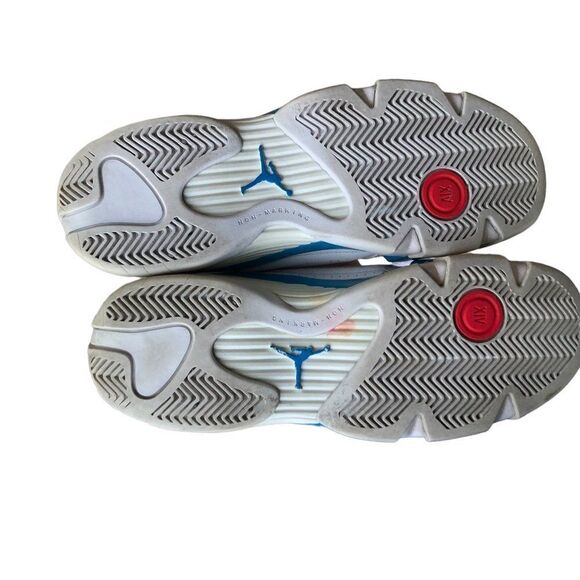 RARE 2011 Air Jordan 14 Retro Neptune Blue Size 6 - Picture 13 of 15